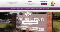 Desktop Screenshot of bowlinggreenmanor.com